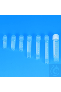 Cryotuben/Silikondichtung PP 10 ml Gammastrahlen-sterilisiert, pyrogenfrei,...