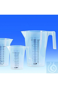 Messbecher PP 250 ml Hochtransparent. Mit stabilem Griff und gut lesbarer,...
