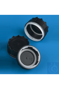 Garantieverschluss 43 mm KR N schwarz mit Garantiering aus PE und...
