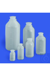 Hochschulterflasche PE-LD 50 ml natur/durchscheinend, Schraubverschluss mit...
