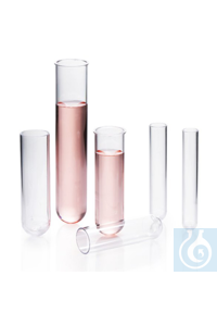 Zentrifugen-Tube PC 15 ml transparent, starke Ausführung. Temperaturbeständig...