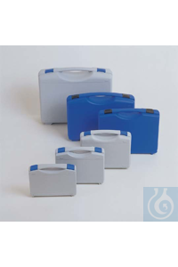 Koffer 235x185x48 mm silbergrau für jeden Verwendungszweck wie...