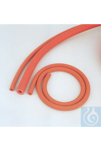 Vakuum-Schlauch Naturgummi 4x12mm rot, flexibel (50 Shore). Starkwandige...