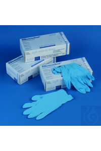 Nitril-Handschuhe blau S blau, puderfrei. Absolut latexfrei und dadurch für...