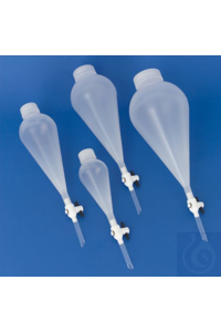 Scheidetrichter PP 250 ml Auslaufsicher und beständig gegen praktisch alle...