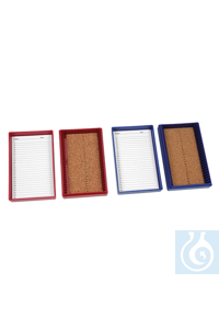 Präparat-Glas-Box PS 25 pl. weiss schlagfeste, bruchsichere Ausführung mit...