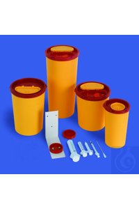 opti-safe Entsorgungsbehälter PP 700 ml gelbe, sehr dickwandige (1,7mm)...