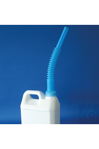 Ausguss-Aufsatz DIN42 PE-HD, blau Blauer, flexibler Aufsatz zum sauberen und...