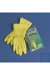 Latex-Handschuhe S gelbe Handschuhe aus 100% Naturlatex für Industrie und...