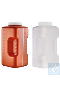 24h Urinsammler PE-HD braun braun eingefärbte Urinsammelflasche mit dicht...