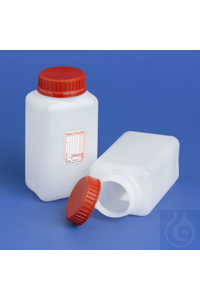 Flasche/Wasseranalyse PE-HD 500 ml Mit grosser Halsöffnung! Naturfarbig, mit...