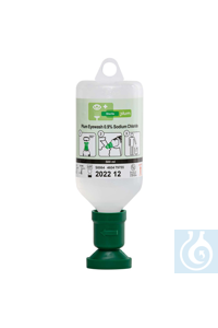 Augenspülflasche 500 ml, NaCl-Lösung Flasche mit steriler...