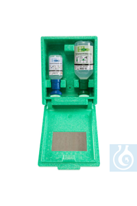 Augen-Notfallstation in Wandbox Staubdichte Wandbox mit 200 ml pH Neutral und...