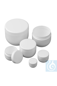 Verpackungsdose PP 10 ml Formschöner Cremetiegel in weiss mit neuer und...