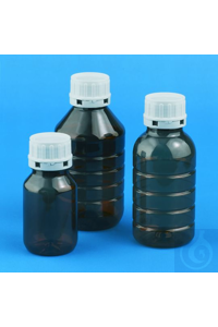 Weithalsflasche PET 250 ml Apothekerbraun/durchscheinend. Sehr Stabile,...