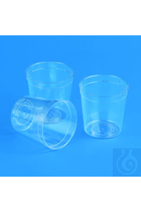 Joghurtbecher 180 ml PS glasklar stabiler Probenbecher aus glasklarem...