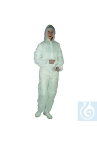 Overall PP, Grösse XXL weisser, sehr leichter Overall aus angenehm zu...