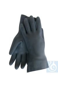 Industrie-Handschuh Neoprene, Grösse M schwarzer, velourisierter Handschuh...