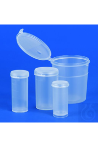 Scharnierdeckel-Dose - PP, 50 ml farblos, aus transparentem PP mit...