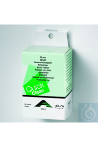QuickClean Wundreinigungstücher Spenderb Spenderbox inkl. 40 Stk....