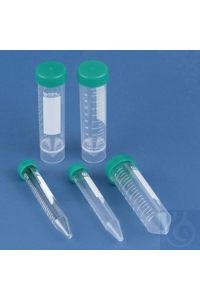 Zentrifugentube 15 ml (PP) starke Ausführung. Hervorragende Transparenz....