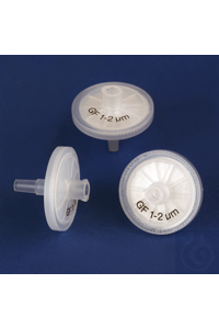 Spritzenvorfilter Glasfaser ø 25 mm/1 Mi Das Glasfaservlies wird für die...