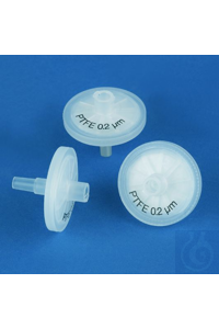 Spritzenfilter PTFE ø 25 mm/0,2 Mic Die Membrane aus Polytetrafluorethylen...