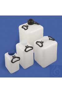 Industrie-Flasche PE-LD 5 lt natur/durchscheinend, viereckig, raumsparend, in...
