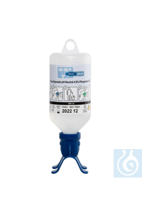 pH Neutral Spüllösung DUO, 500ml Flasche mit steriler Phosphatlösung (4,9%)....