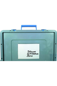Etikettentasche transparent 115x156 mm Selbstklebende, transparente...