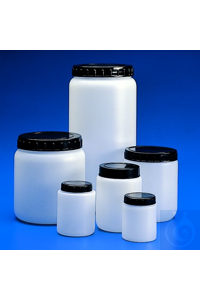 Weithals-Dose (PE-HD) 70 ml natur/durchscheinend. Praktische runde Dosen mit...