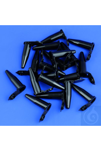 FlipTube® - Polypropylen (PP) schwarz 1,5 ml Reaktionsgefäss aus Polypropylen...