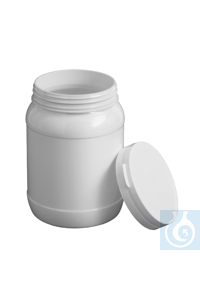 Verpackungsdose PET 1500ml, ohne Verschl weiss, mit gut schliessenden...