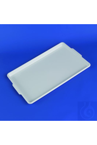 Tablett weiss gross mit Griff - SAN Grosses weisses Tablett mit zwei seitlich...