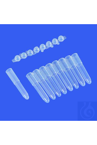 microTubes PP 1,2 ml einzeln Einzelne Röhrchen und 8er-Streifen zum erneuten...
