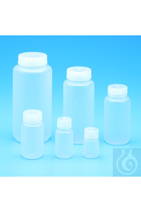 Weithals-Flasche PP 500 ml Naturfarbig/durchscheinend, mit gutem...