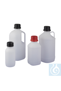 UN- Enghalsflasche 500 ml (PE-HD) naturfarbig. Ideales Gebinde zum Verpacken,...