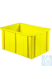 Universalbox gelb PP, 500x340x250mm Praktische und bewährte Universalbox mit...