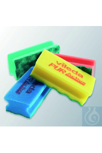PUR Active SchwammProfi blau Padschwamm mit wellenförmiger Oberfläche aus...