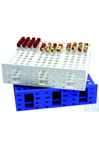 Mega Rack 120 Plätze weiss Speziell grosse Gestelle zur Lagerung einer...