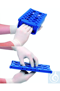 Pop-Up Rack 15/50 ml blau Für die platzsparende Lagerung im Leerzustand...