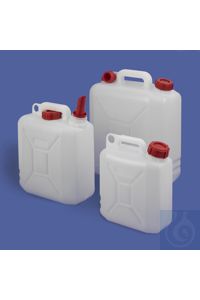 Kanister PE-HD 5 lt natur stabile, naturfarbene Kanister in preiswerter...
