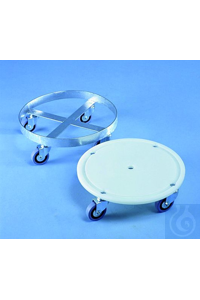 Fahrgestell Edelstahl zu Tonne 110 lt passend zu Tonnen 40 - 200 lt.