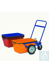Transportkarre zu FMK-Kübel, Stahlrohr Robuste und wendige Transportkarre für...