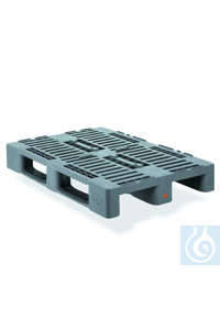 Europalette EURO H1, PE-HD, grau DAS ORIGINAL VON CRAEMERDie EURO H1 von...