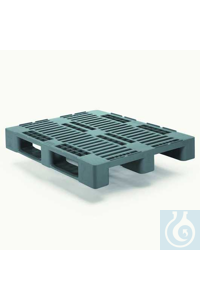 Industriepalette H3, 1200x1000mm, PE-HD, STARKER EINSATZ FÜR HYGIENEPerfekt...