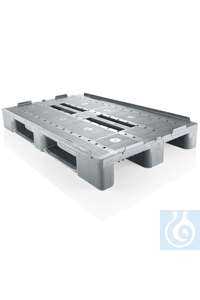 Europalette CS1, 1200 x 800mm PE-HD, gra Das neue MultitalentDie neue CS1...