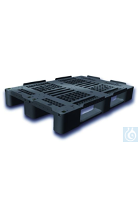 Europalette D1 ECO 1200 x 800mm PE-HD, s NACHRÜSTBARE REGRANULATPALETTEDie...
