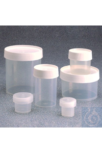 Runddosen PP 15 ml transparent, in starker Ausführung, Unterteil und Deckel...