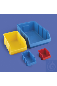 Sichtbox PP, Grösse 2, rot Kostengünstige Sichtboxen aus Polypropylen für den...